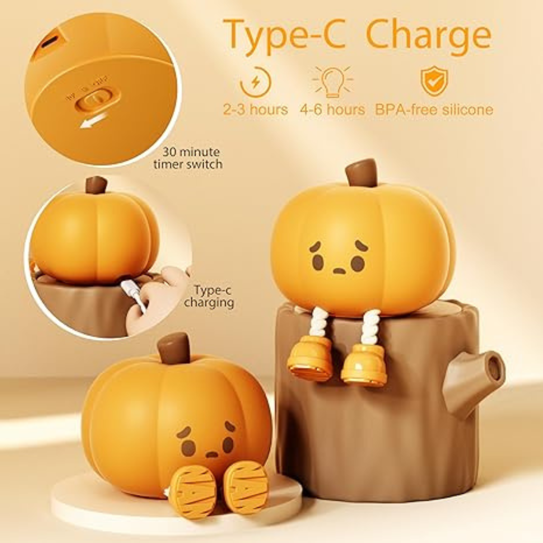 Cute Pumpkin Lamp.